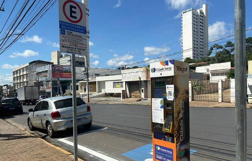 Estacionamento rotativo CS Mobi Cuiabá
